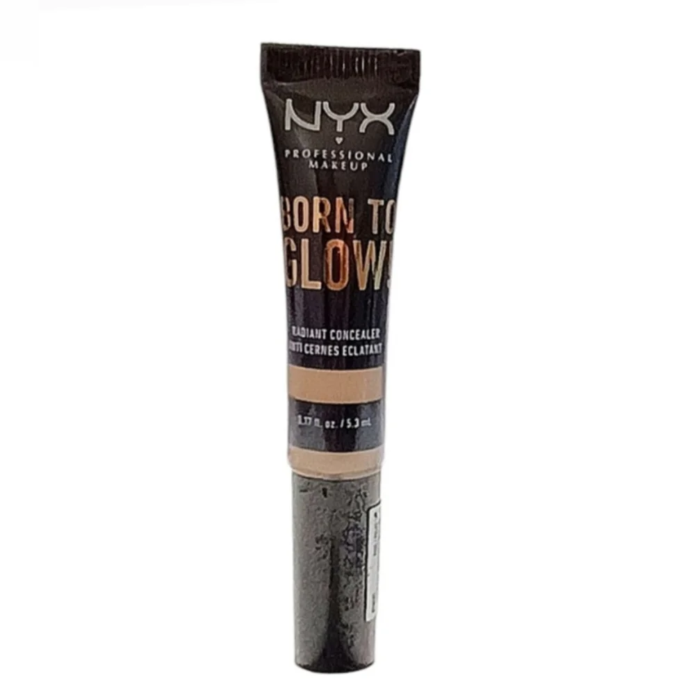 2 x NYX Born To Glow Radiant Concealer, Medium Coverage, Pale